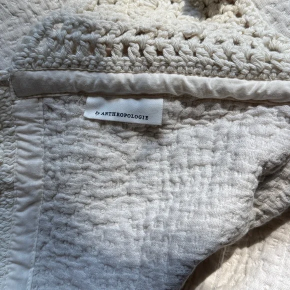 Anthropologie Crochet Graciela Coverlet